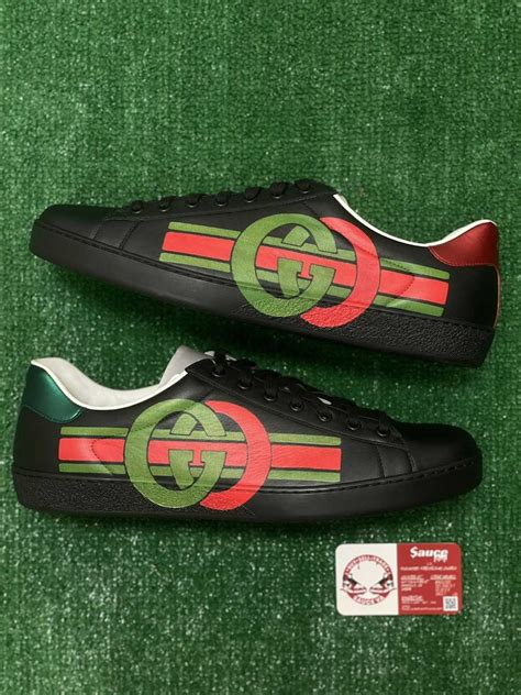 used gucci ace sneakers|gucci ace sneakers interlocking g.